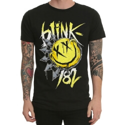 Heavy Metal Band Blink 182 Rock T-Shirt Black 