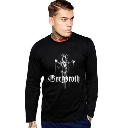 Kim loại nặng ban nhạc Gorgoroth Tee Na Uy đá dài tay áo T-Shirt