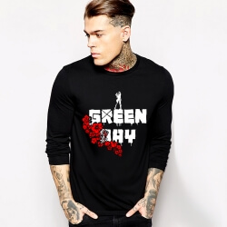 Heavy Metal Green Day cu mânecă lungă T-Shirt pentru bărbați