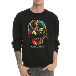 Ağır Metal Kurt Cobain Mürettebat Boyun Sweatshirt