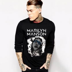 Tshirt à manches longues Marilyn Manson en métal lourd