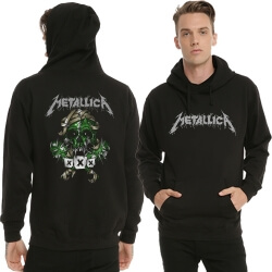Heavy Metal Skull Hoodie Metallica Band Sweatshirt