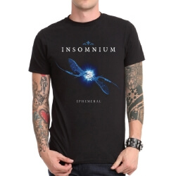 Insomnium Rock Band Áo thun đen kim loại nặng Tee