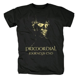 T-shirt Primordial preto da rocha do metal do t-shirt de Ireland