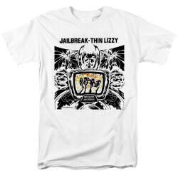 Ireland Rock Graphic Tees Classic Thin Lizzy Jailbreak T-Shirt