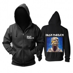 Iron Maiden Piece Of Mind Hoody Uk Metal Music Band Hoodie