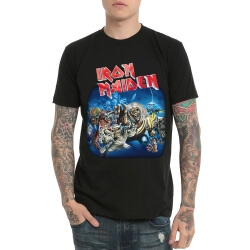 Iron Maiden Rock Band T-shirt for Men