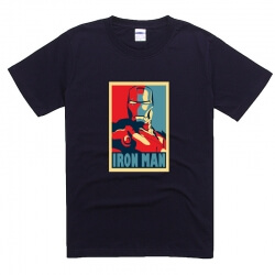 Ironman Movie Tee Bomuld Summer T Shirt Loose Fit