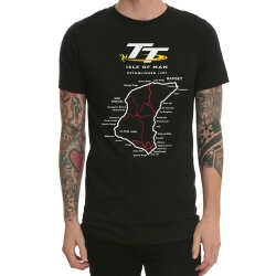 Isle of Man TT Black T-shirt for Men