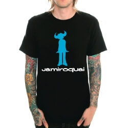 Jamiroquai Rock TShirt สีดำโลหะหนัก T