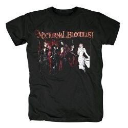 일본 금속 락 밴드 티 야행성 Bloodlust 티셔츠