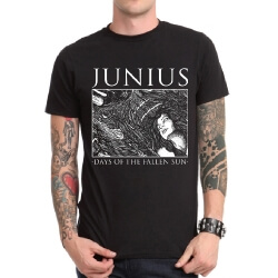 Junius Rock T-Shirt Black Heavy Metal Tee Shirt