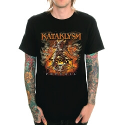 Kataklysm Band Rock Tshirt เสื้อเมทัลสีดำ