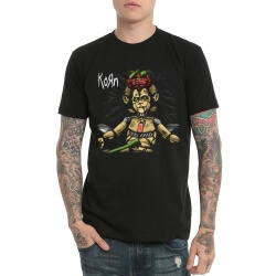 Korn Band Heavy Metal Rock T-Shirt Negru