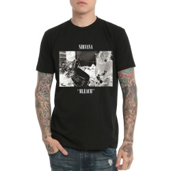 Kurt Cobain Never Mind Black T Shirt