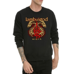 Lamb of God Rock Band Sweater Black Crew Neck Hoodie
