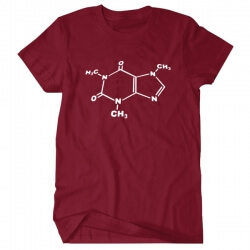 Leonard Caffeine molecule Tshirt Big Bang Theory Tee
