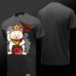 Lovely Master Roshi เสื้อ T สีเทาเข้มมังกรบอล Super T-shirt for Men