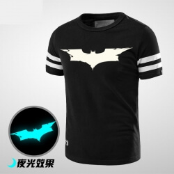 T-shirt lumineux de Batman Tee Marvel Superhero
