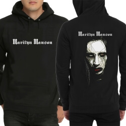 Marilyn Manson Black Pullover Hoodie for Youth
