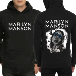 Chandail à capuchon en métal épais Marilyn Manson