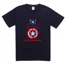 เวนเจอร์สกัปตันอเมริกา Ironman T Shirts ของ Marvel 