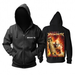 Megadeth Hooded Sweatshirts Us Metal Rock Band Hoodie