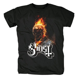 T-Shirt Ghost in metallo con punk rock band