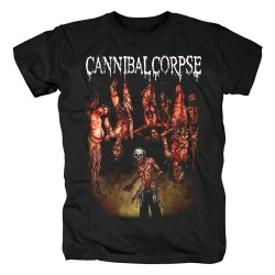 T-shirt personalizzata in cadavere cannibale in metallo con grafica Punk Rock