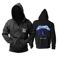 Metallica Ride The Lightning Hoodie nás Mikiny s kapelou Rock Band