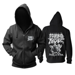 Krankhafter Engel gesegnet sind der kranke Hoodie wir Metallmusik-Sweatshirts