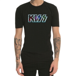 Music Kiss Metal Rock Print T-Shirt