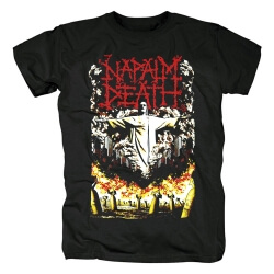 Napalm Death Band Tees 영국 금속 티셔츠