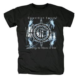 T-Shirt Norvegian Carpatic Forest T-Shirt Bandă din Metal Negru