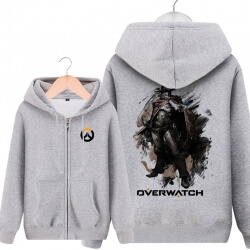 Over Watch Mccree Hoody For Men Grey Hoodie