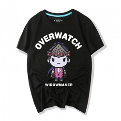 T-shirt de veuve de bande dessinée Overwatch