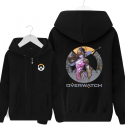 Overwatch caracter hoodies Blizzard zip sus tricoul