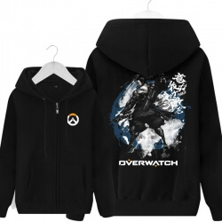 Overwatch Sompeetalay Hooded sweatshirts mannen zwart hoodie