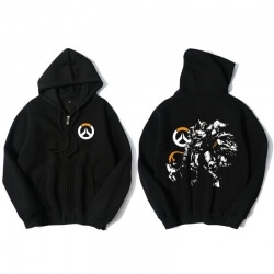 Overwatch held Reinhardt Sweatshirt mens zwart hoodie