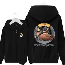 Overwatch erou Roadhog marfa barbati negru hoodies