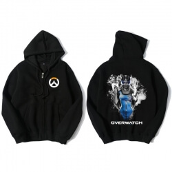 Overwatch Hero Symmetra hoodie til unge sorte Sweat shirt