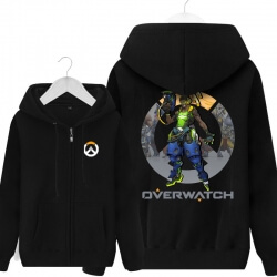 Overwatch Lucio sweatshirt Herre sort Hættetrøje
