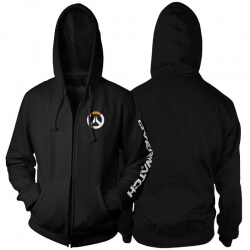 Overwatch horloge logo Hoody voor mannen zwarte hoodie