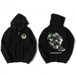 Overwatch soldaat 76 Hoody voor mannen zwarte hoodie