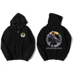 Overwatch Soldier 76 Sweatshirt mannen zwarte trui