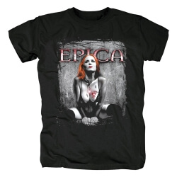 Kişiselleştirilmiş Epica Tişörtleri Hollanda Metal Punk Rock Grubu Tişört