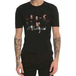 T-shirt de bande de Nightwish de T-shirt en métal lourd personnalisé