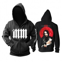 Personalised Marilyn Manson Hoodie Us Metal Rock Band Sweatshirts