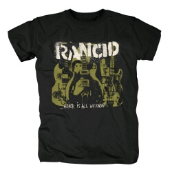 Personalised Rancid Honor Is All We Know T-Shirt Punk Rock Graphic Tees