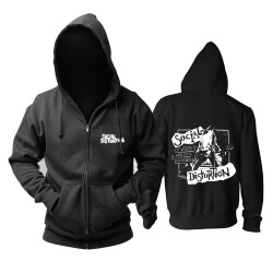 Personlig social forvrængning Sweatshirts i Californien Metal Punk Rock Band Hoodie